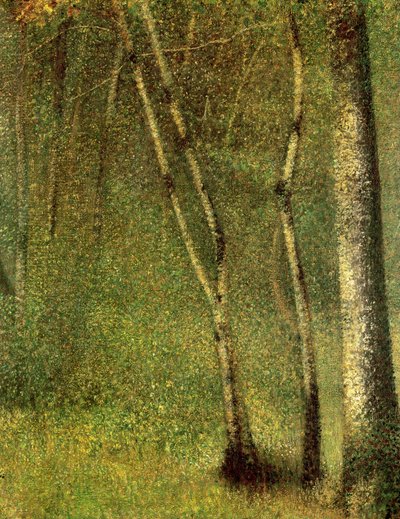 Nella foresta a Pontaubert da Georges Seurat